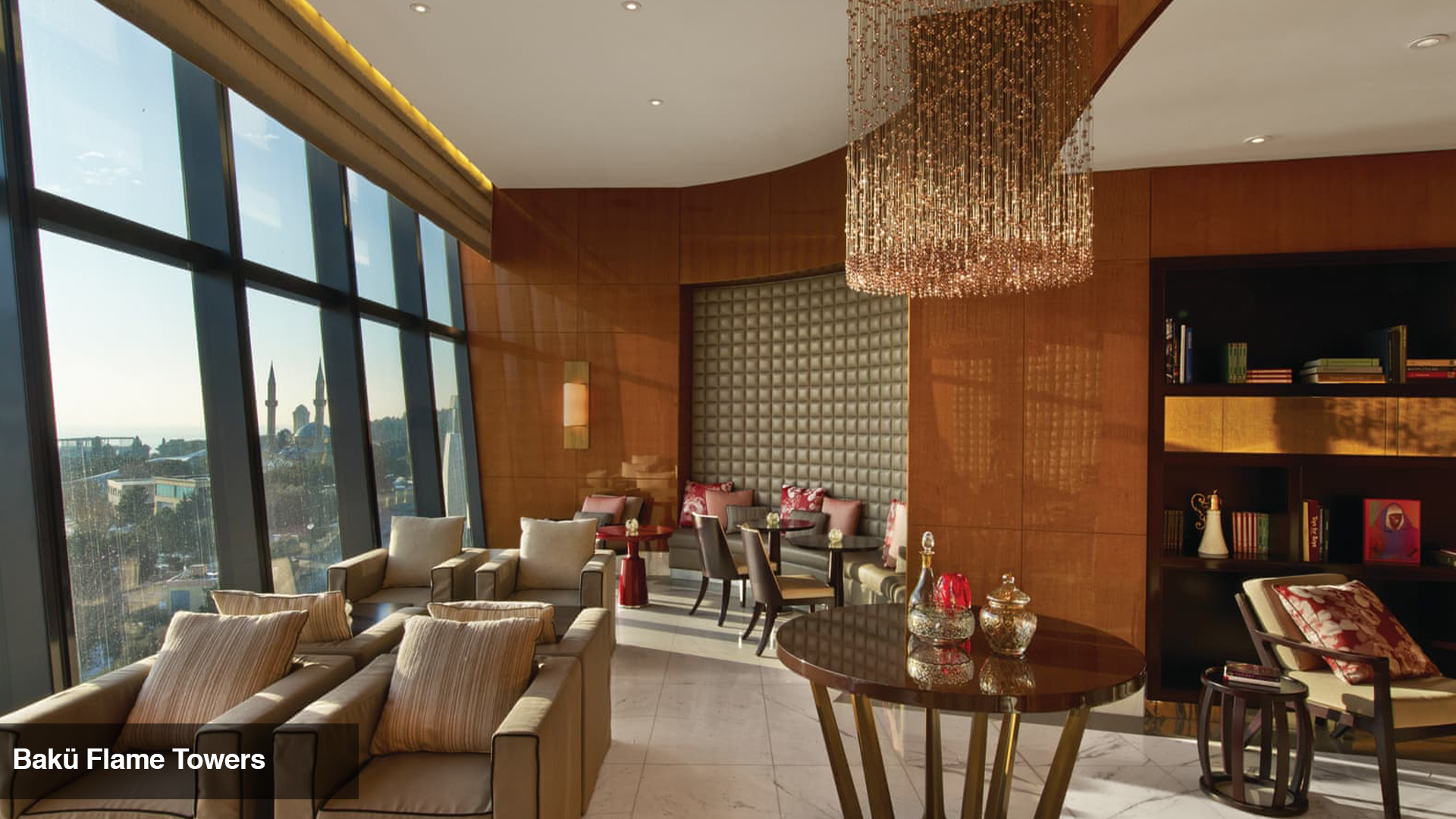 BAKÜ FLAME TOWERS , modern mimari tasarım örnekleri